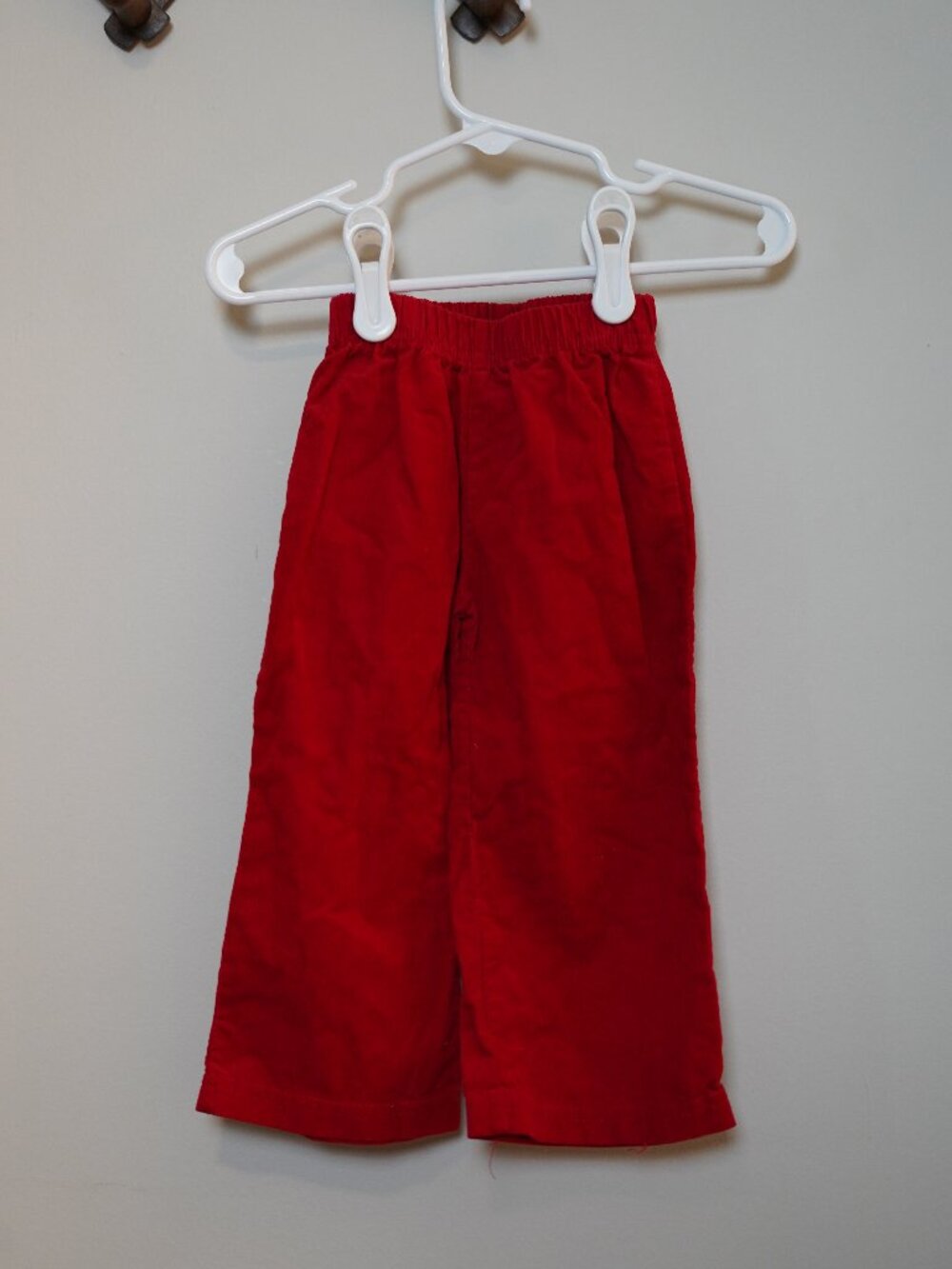 Blanks Boutique Christmas Red Corduroy Pants